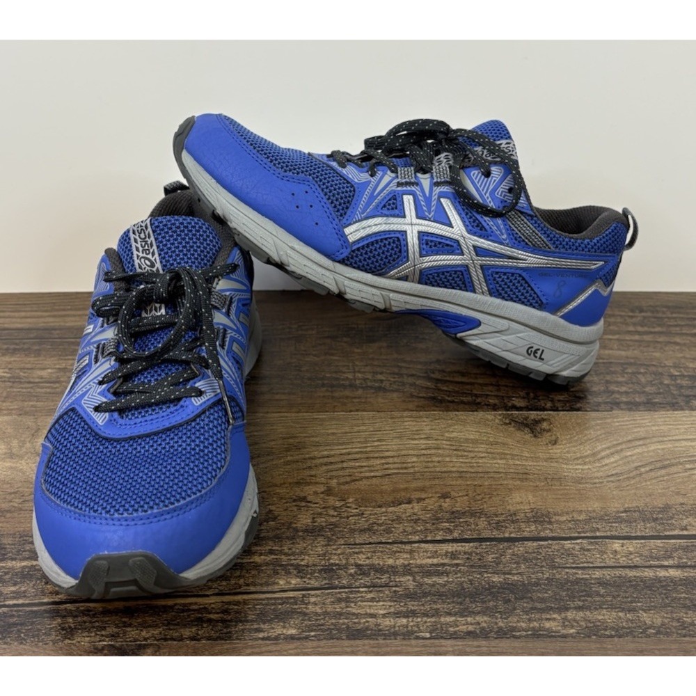 Asics Womens Gel Venture 8 Size 8 Running Shoes Lapis Lazuli Blue GREAT COND